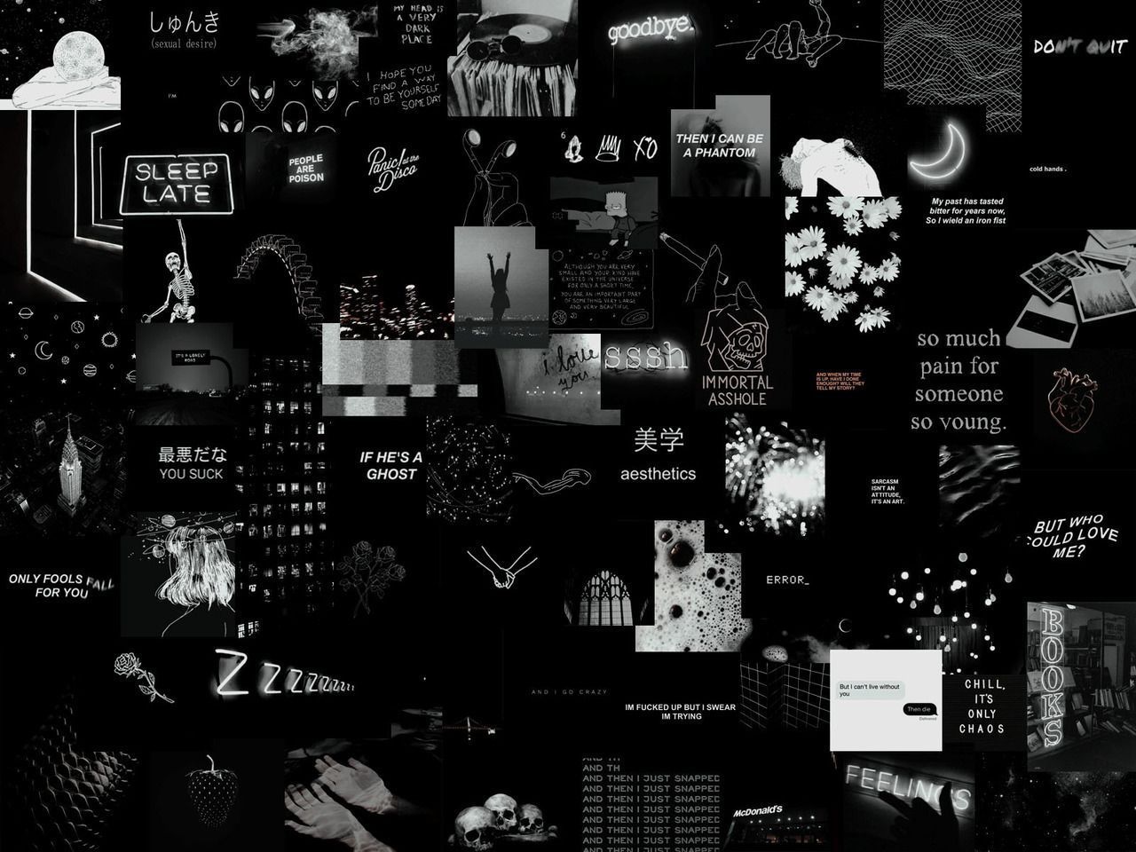 Featured image of post Aesthetic Macbook Wallpaper Collage Black