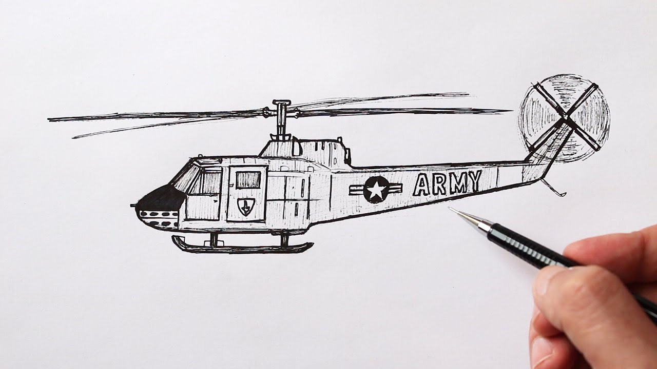 Featured image of post Easy Military Helicopter Drawings