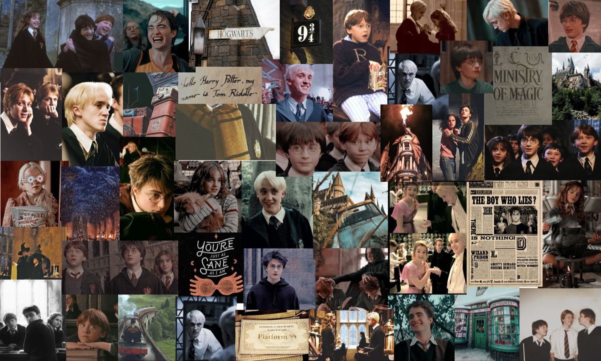 Featured image of post Harry Potter Collage Wallpaper Computer