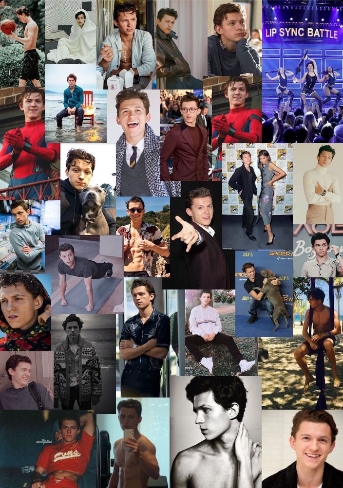 Featured image of post Tom Holland Collage Wallpaper Computer